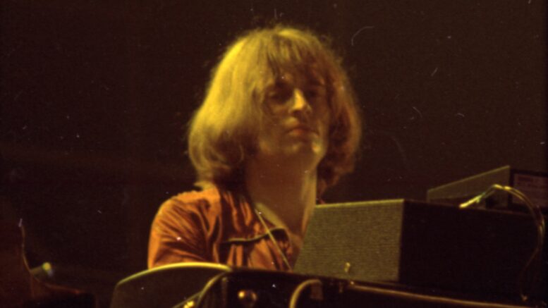 John Paul Jones of Led Zeppelin performing at Madison Square Garden in New York on July 28, 1973