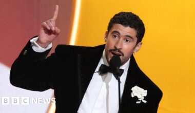 Bad Bunny makes Grammy history as he wins best album - BBC