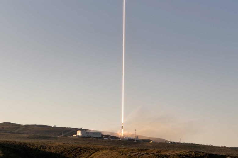 A Falcon 9 rocket lifts off Monday morning at Vandenberg Space Force Base to deliver 25 Starlink satellites into orbit.