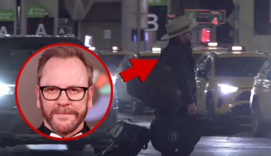 Kiefer Sutherland Pictured at Uber Pickup Lot After Alleged Ride Share Death Threat