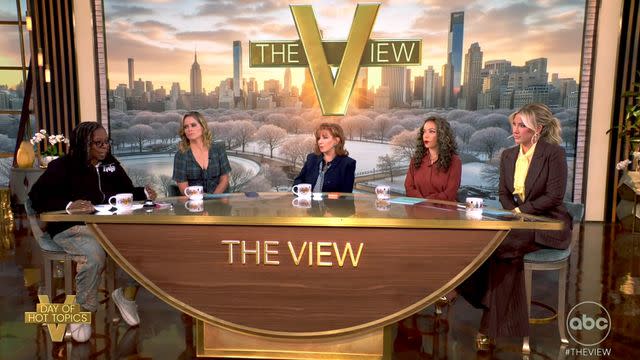 Whoopi Goldberg, Sara Haines, Joy Behar, Sunny Hostin, and Savannah Chrisley on 'The View' ABC