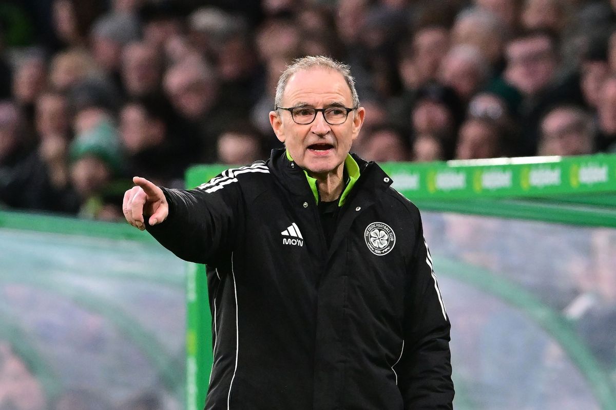 Celtic manager Martin O'Neill during his side's defeat to Hibs