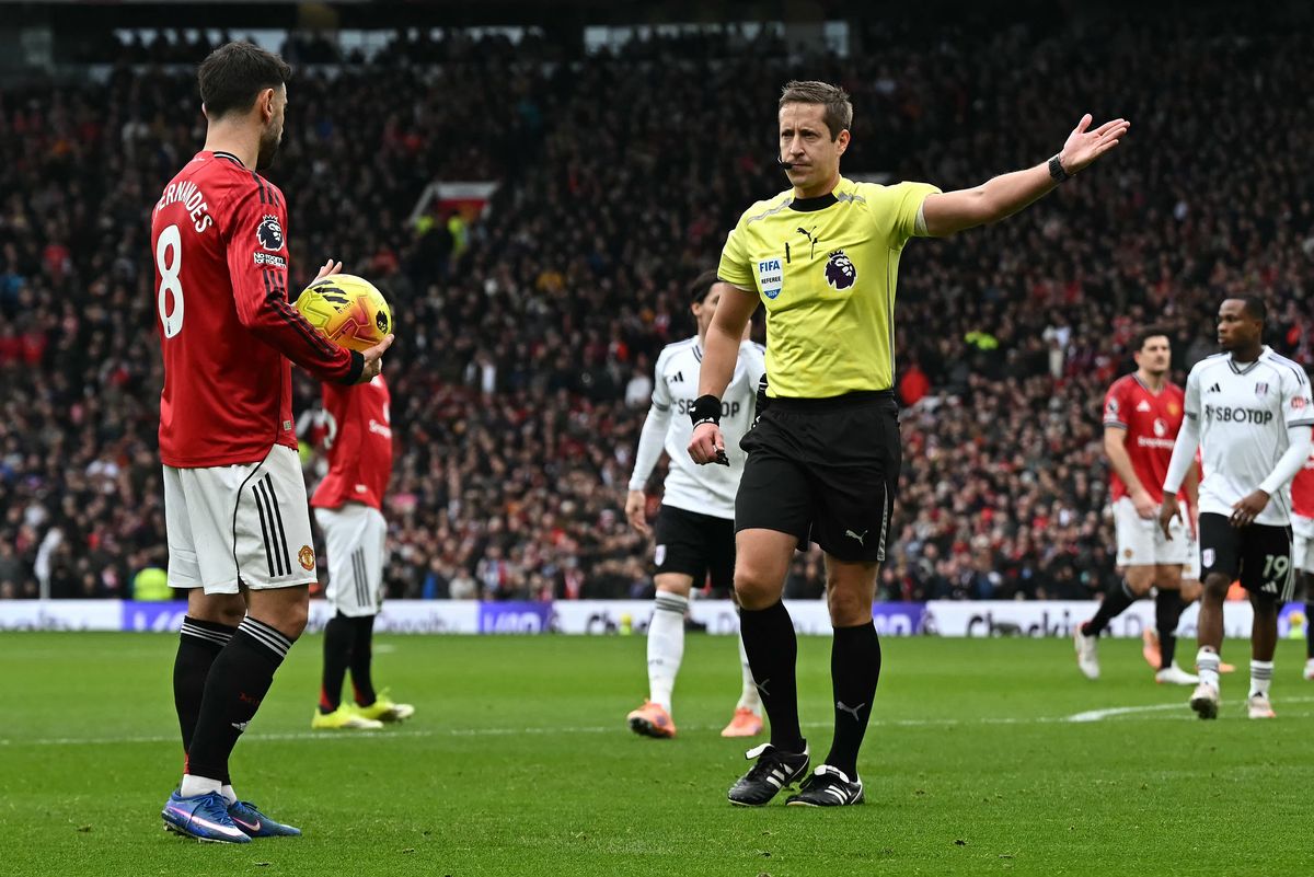 Bruno Fernandes and John Brooks during Manchester United's win over Fulham