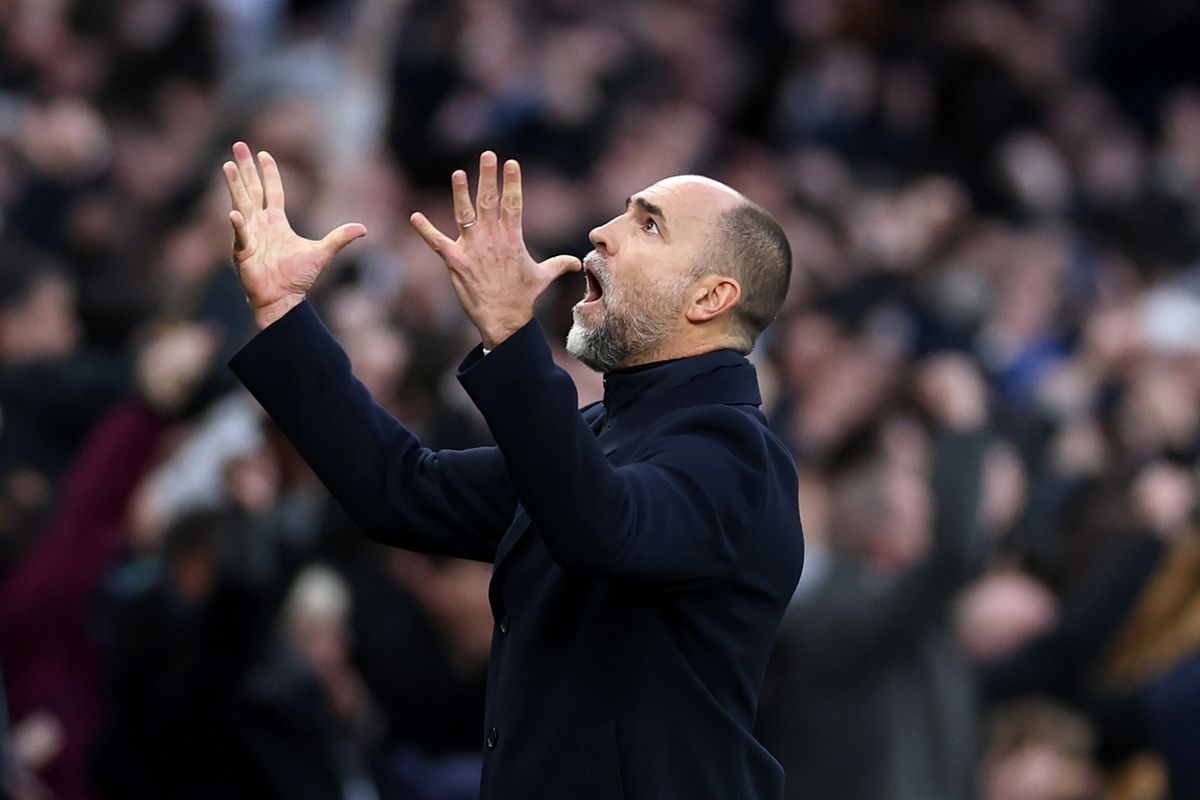 Igor Tudor during the Premier League match between Tottenham Hotspur and Arsenal on Sunday