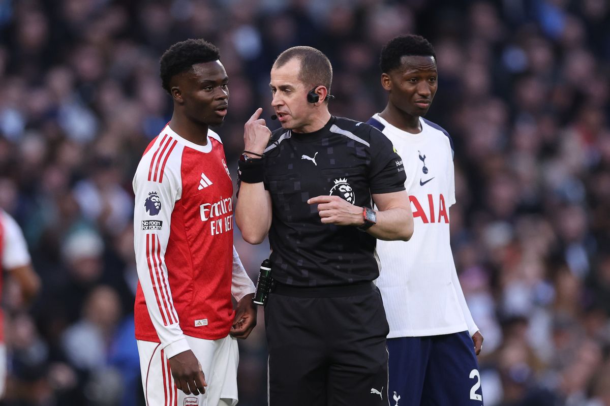 Arsenal's clash with Tottenham was delayed on two separate occasions due to a fault with technology.
