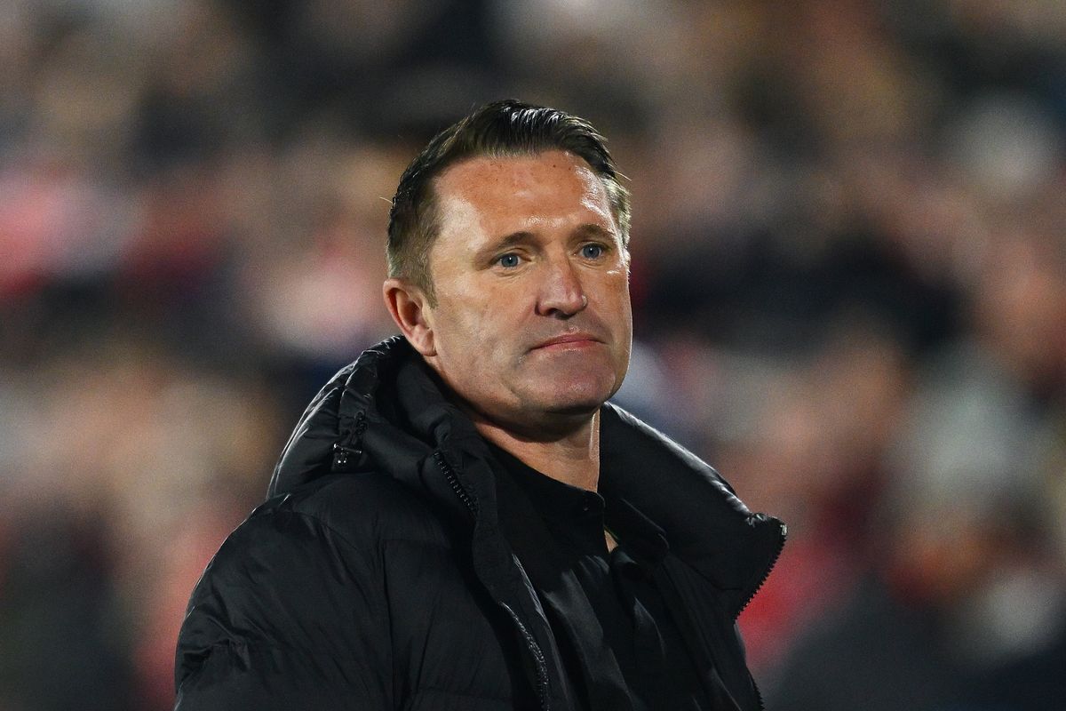 Robbie Keane, Head Coach of Ferencvarosi TC, looks on prior to the UEFA Europa League 2025/26 League Phase MD8 match between Nottingham Forest FC and Ferencvarosi TC