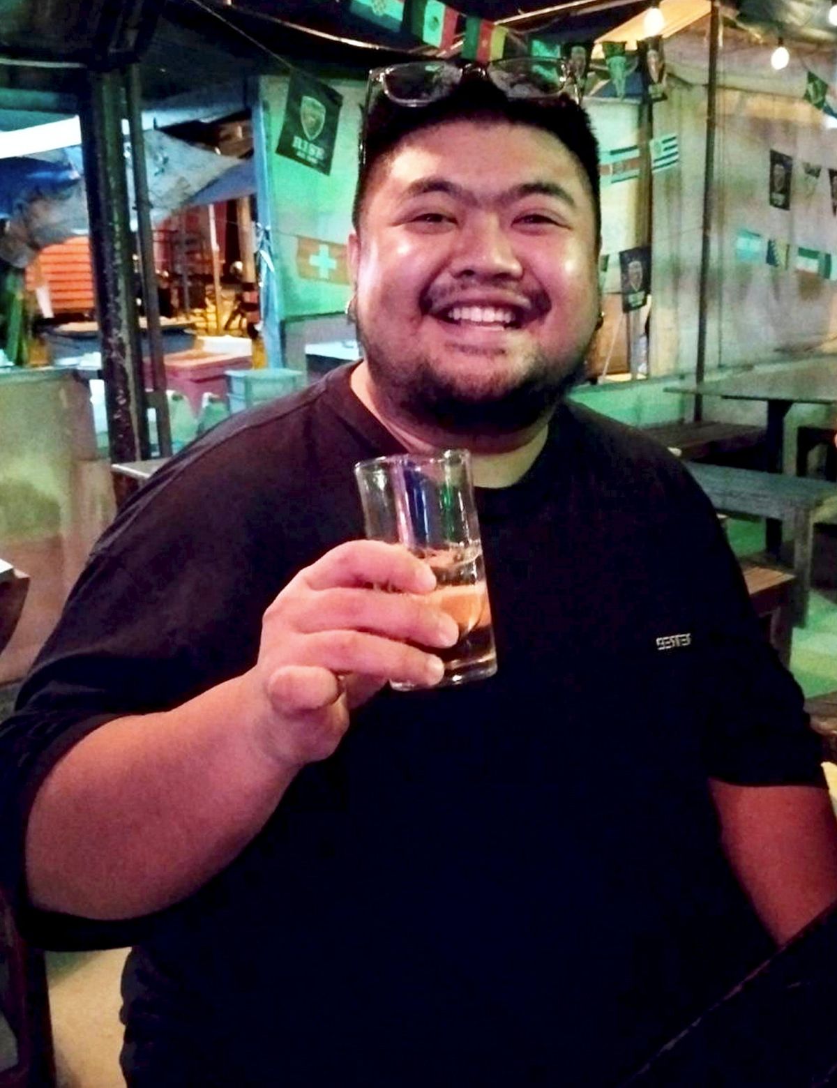 Joey joined a football group for overweight men - which he attended once a week - and stuck to a calorie deficit without ditching his favourite foods.