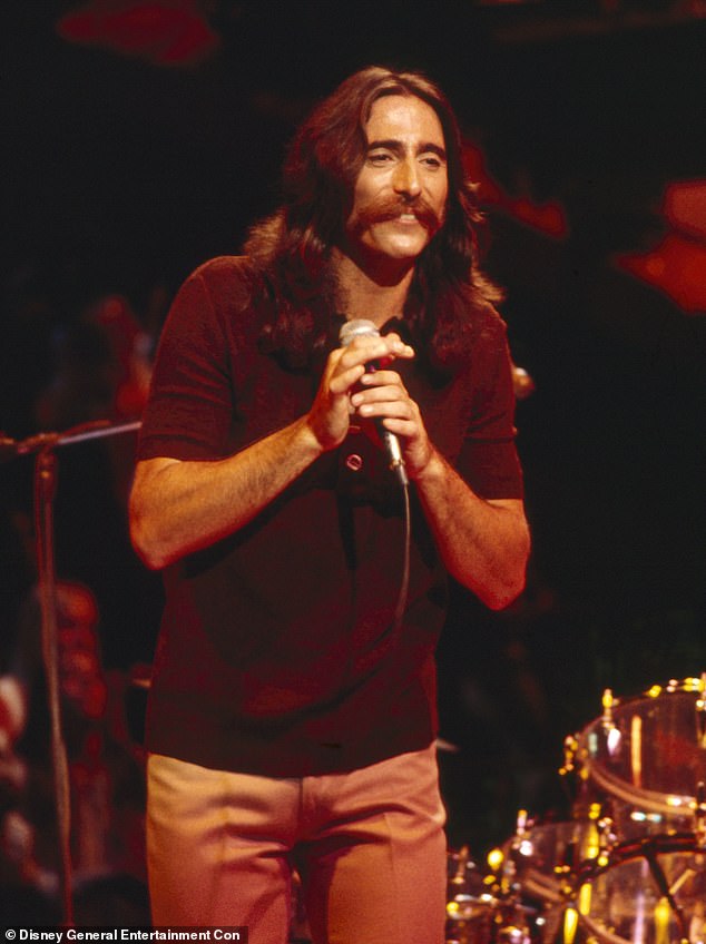 Negron (pictured in 1972) was 'surrounded by family' when he passed away