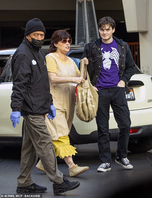 Fenn is a devoted mother of two sons: Myles, 30, from her marriage to musician Toulouse Holliday, and Christian, 17, from her relationship with Dylan Stewart, with whom she was spotted at Universal Studios in LA in 2024