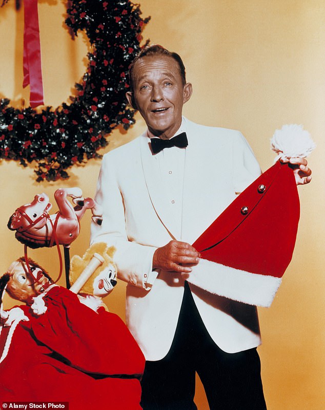 Denise will always be remembered as the daughter of Dennis Crosby, the first-born son of legendary White Christmas crooner Bing Crosby; (Bing pictured 1954)