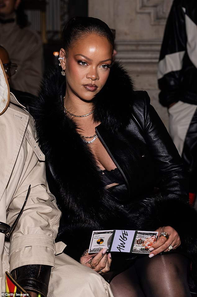 The star was once again flashing a ring on her wedding finger, lending credence to rumors that she and Rocky are secretly married