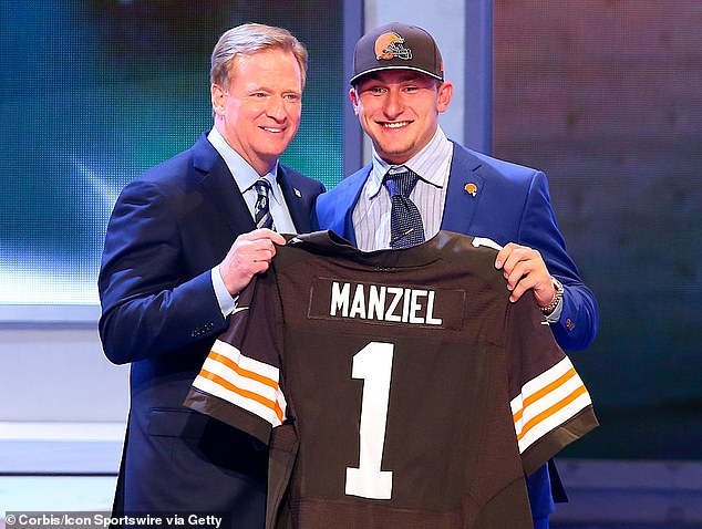 Manziel was selected 22nd overall by the Cleveland Browns at the 2014 NFL Draft