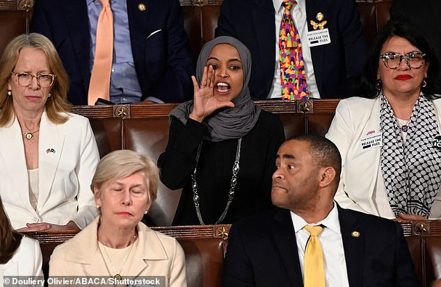 Omar was irate, screaming throughout the President's address on Tuesday, which Kelly believes the representative should be censured for