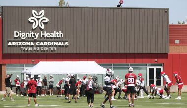 The Arizona Cardinals improved from 32nd place last year to a reported 31st place in 2026