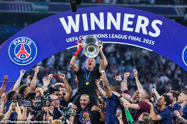 PSG won the Champions League last season and will face Chelsea in the round of 16