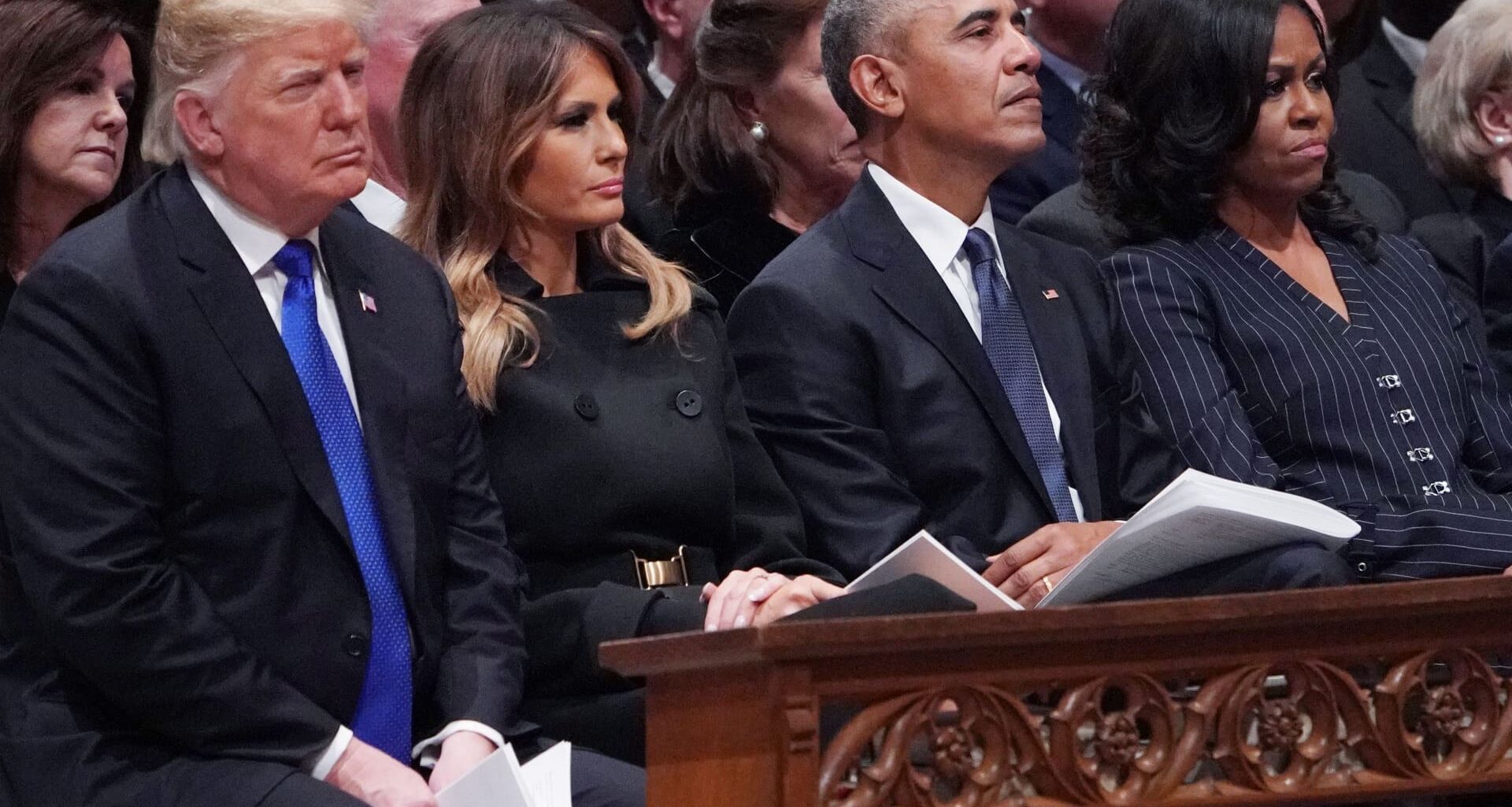 Trump takes down racist Truth Social post showing Obamas as apes