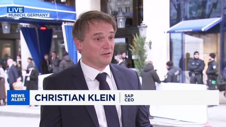 SAP CEO says 'Europe is catching up' on digital sovereignty