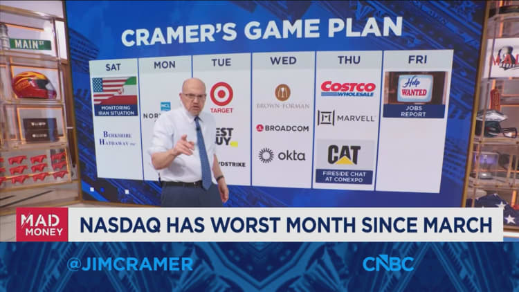 This was a bitter month, let's hope March doesn't come in like a bear, says Jim Cramer