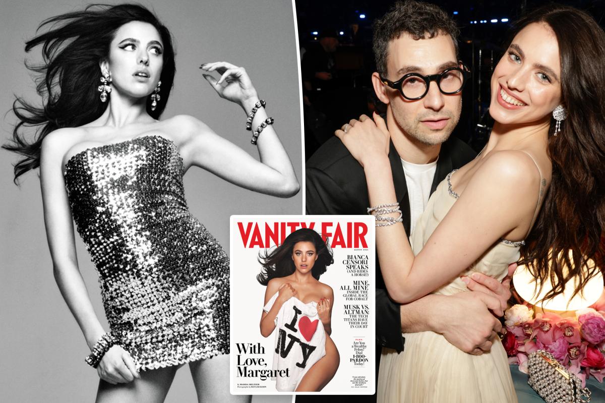 Margaret Qualley strips down for Vanity Fair, makes rare comments about husband Jack Antonoff