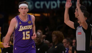 Austin Reaves scores 35, Lakers overcome Luka's injury departure for 119-115 win over Sixers