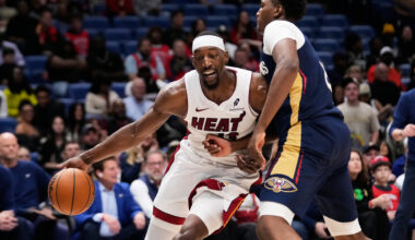 Short-handed Heat beat Pelicans 123-111 in final game for both teams before All-Star break