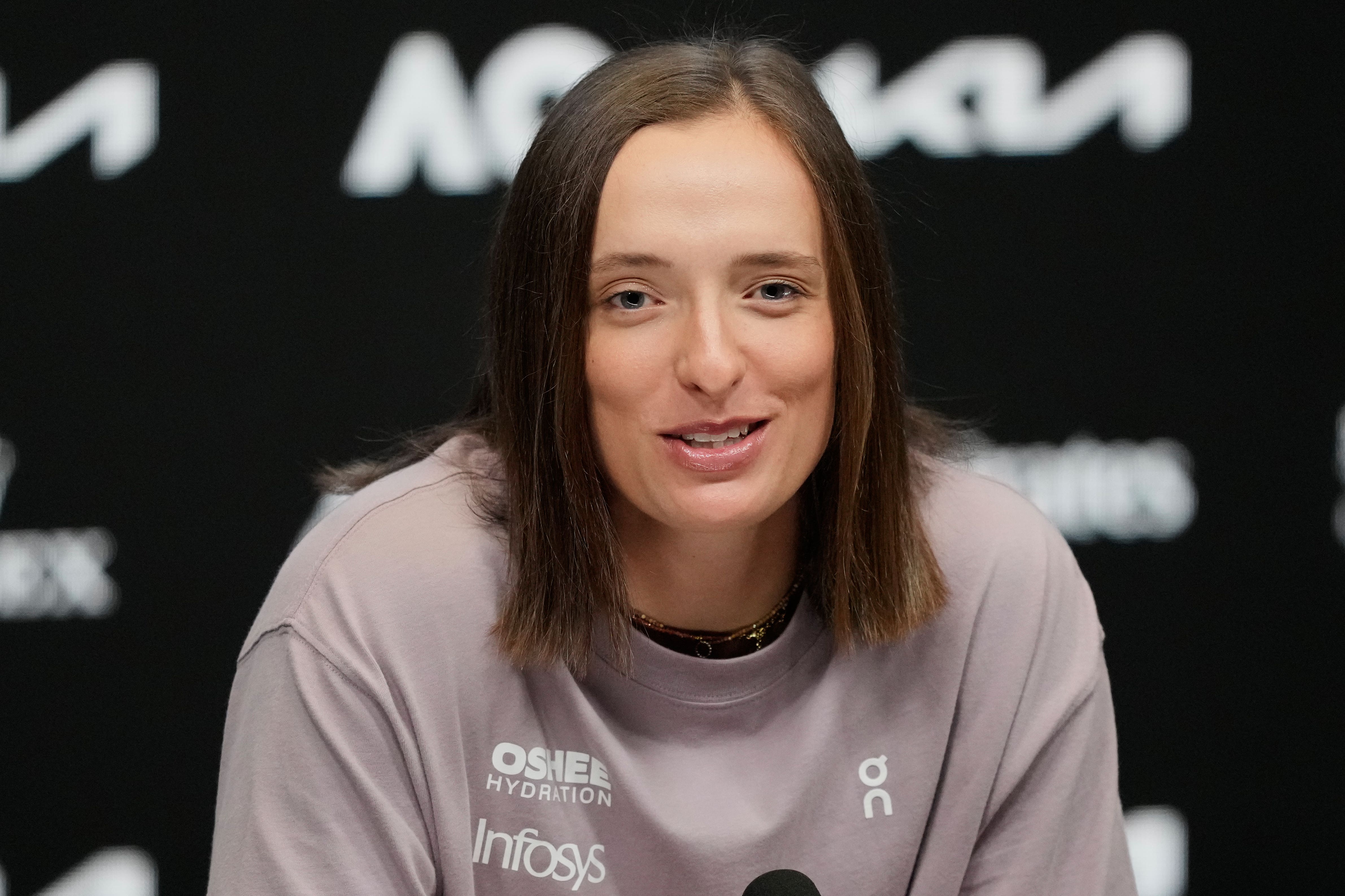 Iga Swiatek said she would have to skip events if she wanted to make changes to her game during the season