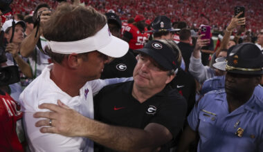 Lane Kiffin and Kirby Smart