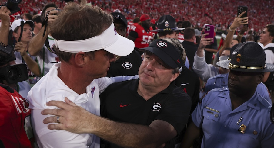 Lane Kiffin and Kirby Smart