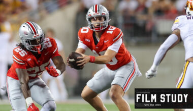 Juian Sayin should thrive in Arthur Smith's play-action-heavy offense.