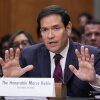 Secretary of State Marco Rubio appears before the Senate Foreign Relations Committee to explain President Trump's policy toward Venezuela following the U.S. military operation that ousted then-President Nicolás Maduro, at the Capitol in Washington, D.C., Wednesday.