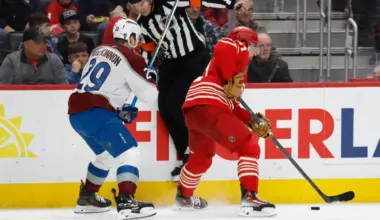 Nathan MacKinnon faces backlash for 'attempting to injure' Red Wings' Alex DeBrincat