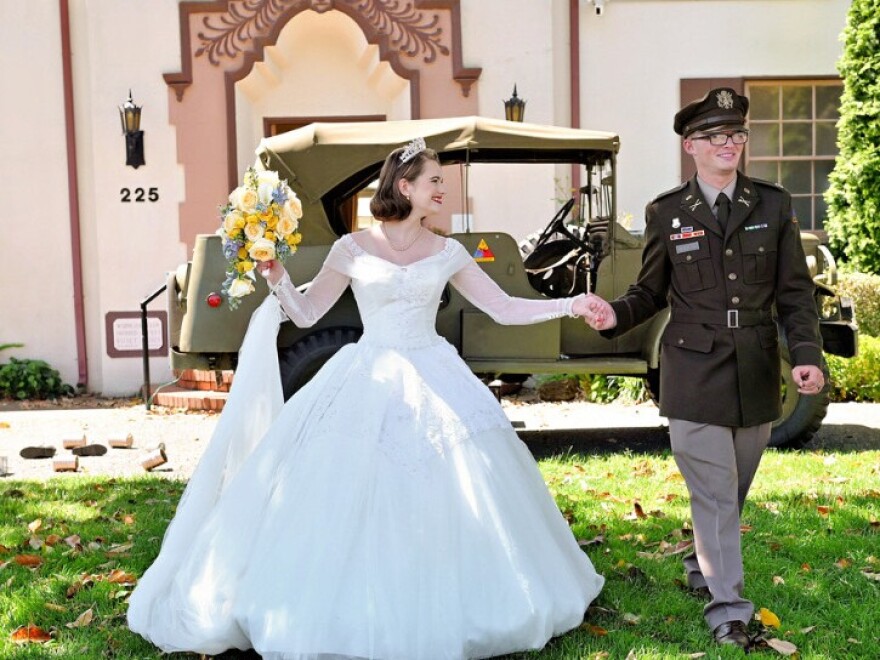 Sadie Webostad on her wedding day, May 25, 2025.