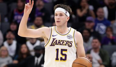 Lakers' Austin Reaves (calf) back in action against Nets