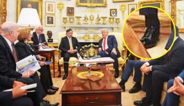 Trump, 79, Lets Cankles Slip in Photo With World Leader