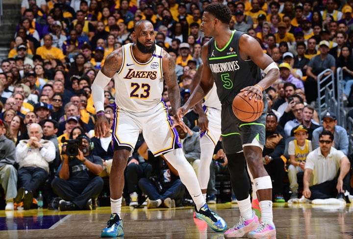 LeBron James, Anthony Edwards
