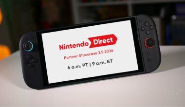 Nintendo Direct Partner Showcase Announced For Today, 5th February 2026