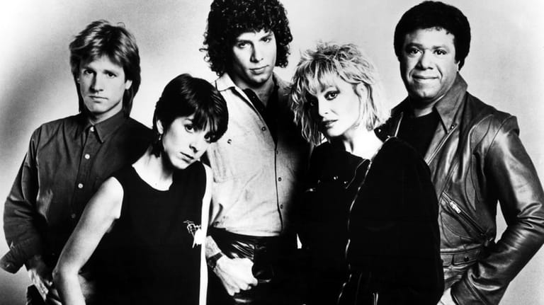 MTV's original Fab 5: VJs Alan Hunter, left, Martha Quinn,...