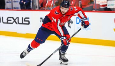 John Carlson leaves Capitals game against Predators after suffering lower-body injury