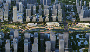 Zaha Hadid Architects Designs Cultural District Along the Qiantang Bay Central Water Axis in Hangzhou, China