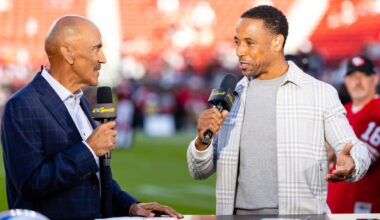 Rodney Harrison shades Tony Dungy during Super Bowl broadcast over Bill Belichick Hall of Fame vote