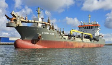 BREAKING NEWS: Boskalis' TSHD Shoalway begins Dublin Harbor capital dredging