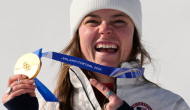 Winter Olympics 2026: Athletes' medals break during celebrations in Milan Cortina