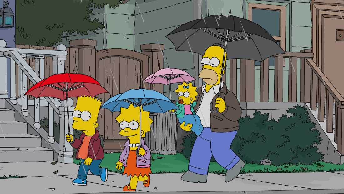 Set in the fictional town of "Springfield," The Simpsons only rarely mentions Portland, though a 2019 episode in which the family visits the rainy west coast city pays homage to the close ties between the series and creator Matt Groening's hometown.