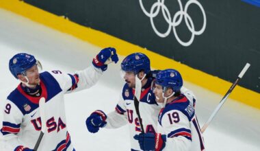 USA hockey opens 2026 Winter Olympics by rolling over Latvia 5-1