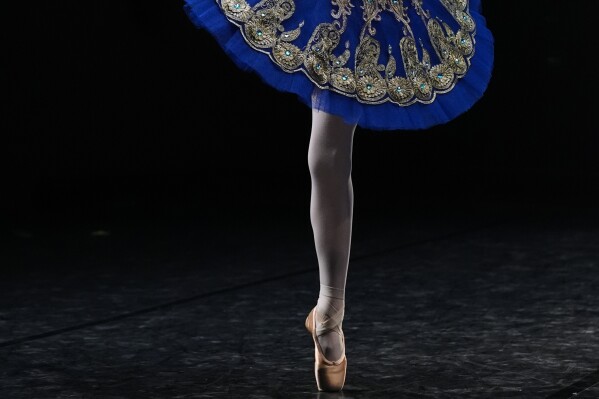 Madeleine Silverberg performs for Junior Classical Competition Women Age 13 during the Youth America Grand Prix (YAGP) Semi-Finals at Dominican University Performing Arts Center in River Forest, Ill., Feb. 6, 2026. (AP Photo/Nam Y. Huh, File)