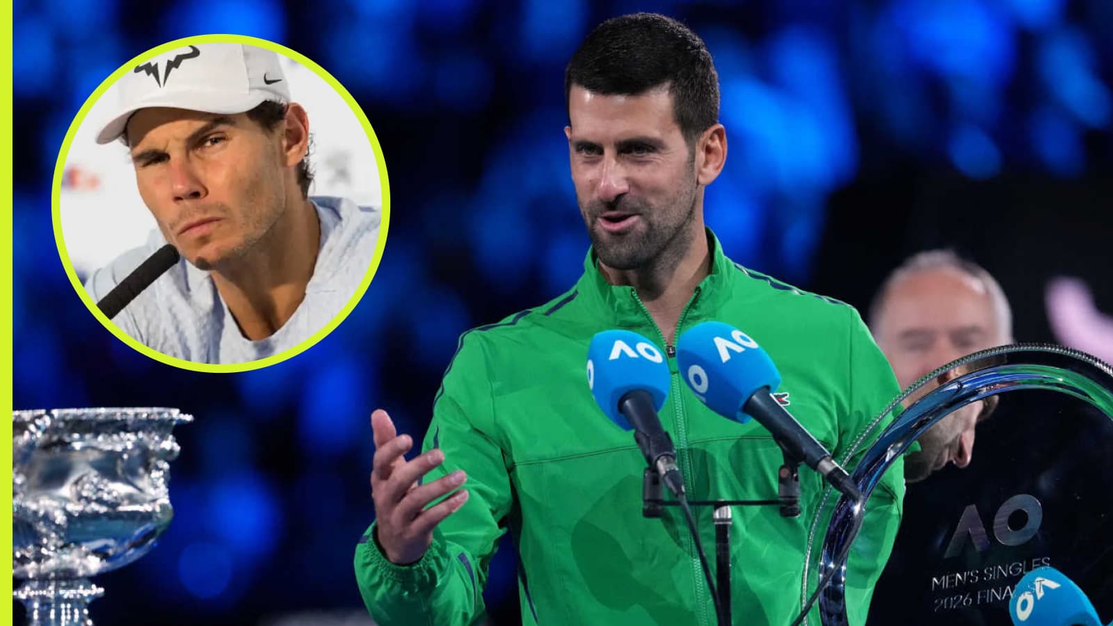 Rafael Nadal gives brutally honest opinion on Novak Djokovic Grand Slam chances