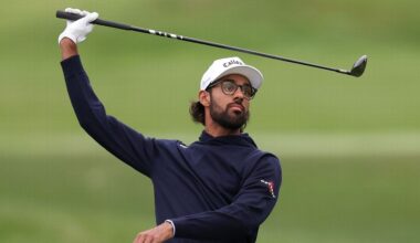 Akshay Bhatia birdie blitz earns third-round lead at Pebble Beach