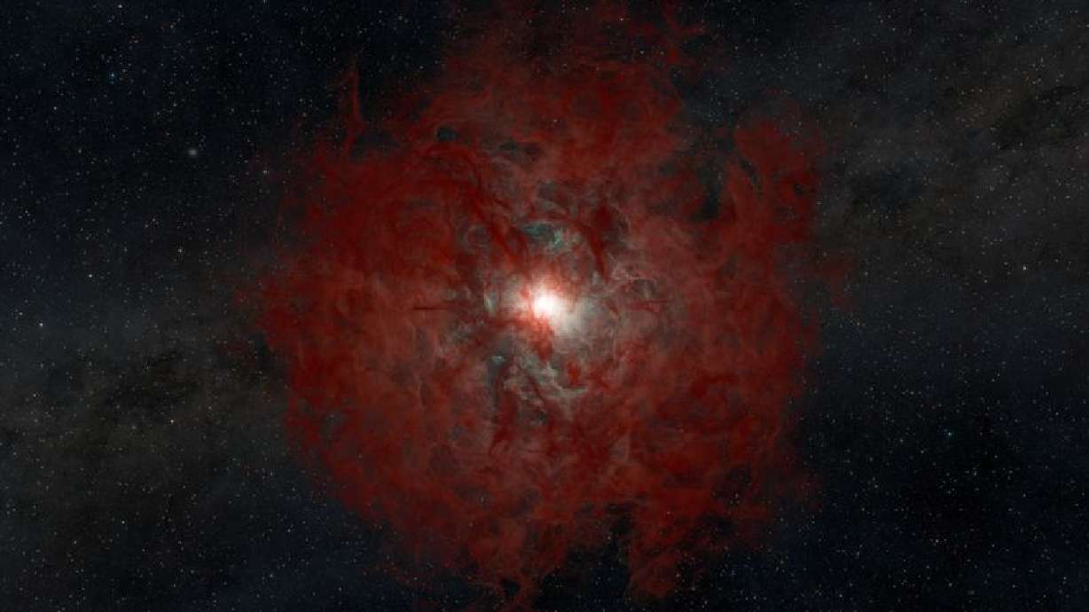 Astronomers observe a star that quietly transformed into a black hole