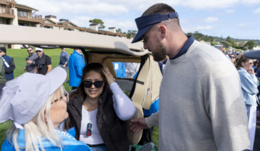 Travis Kelce Has An Unfortunate Habit Of Whacking Spectators With Golf Balls