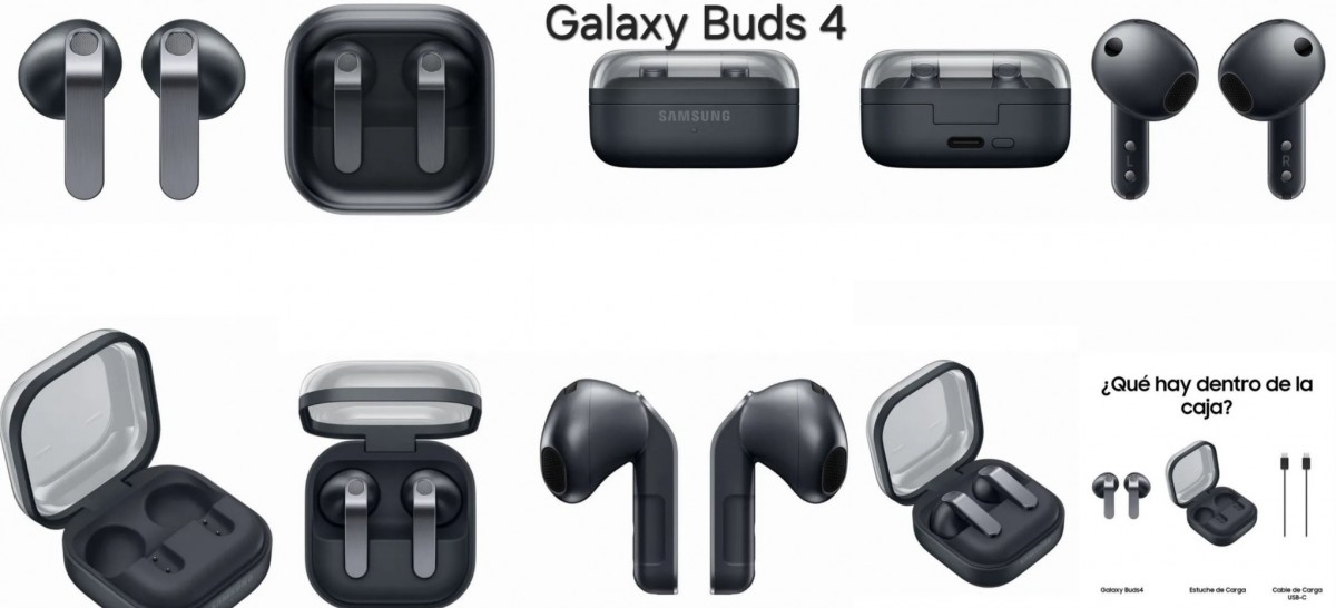 Here's another look at the Galaxy Buds4 and Buds4 Pro ahead of launch next week